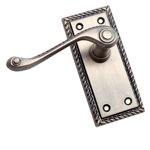 "Semei" Brass Door Handle with Plate
